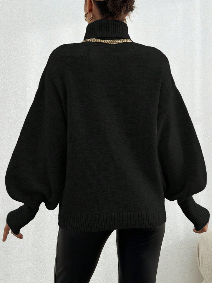 Pulover SHEIN, negru