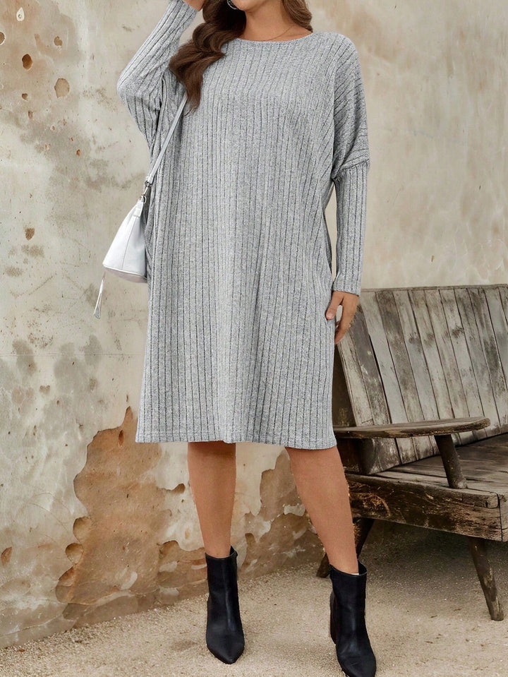 Rochie midi SHEIN, gri