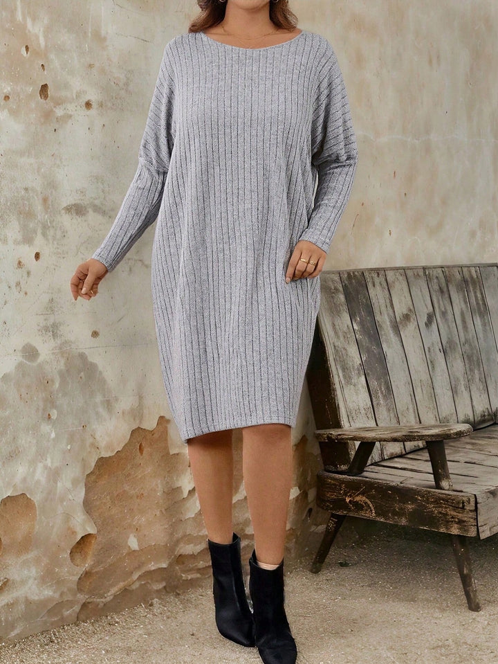 Rochie midi SHEIN, gri