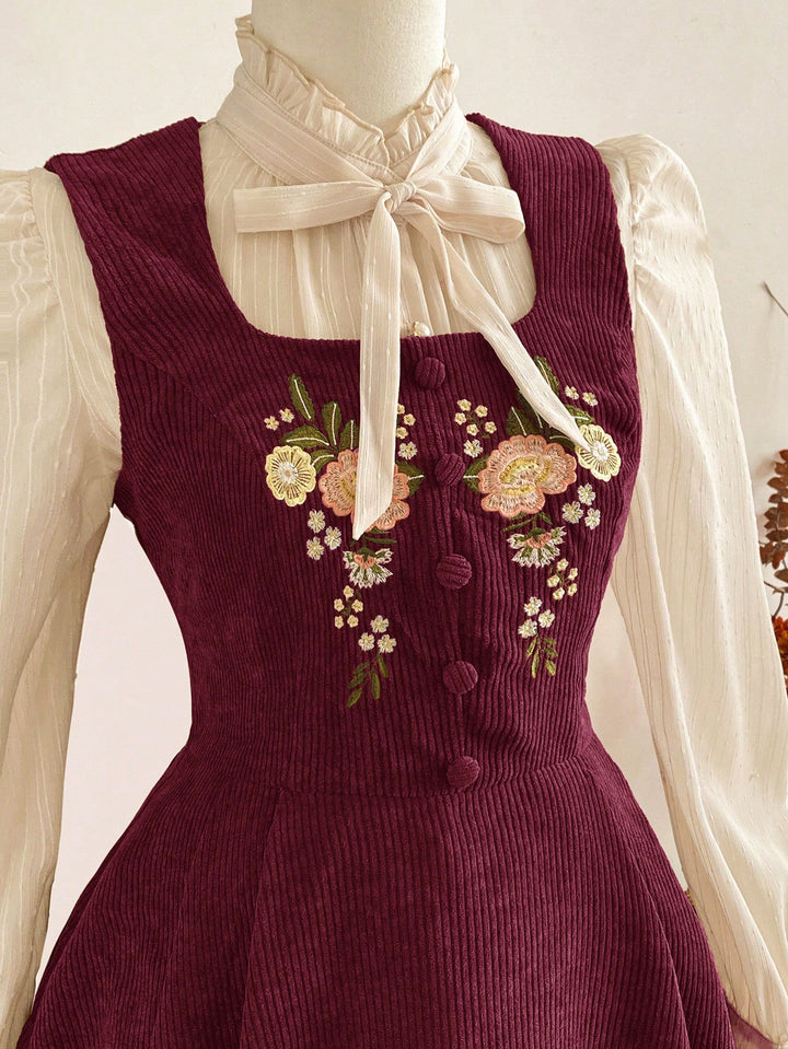 Rochie scurtă SHEIN, vișiniu