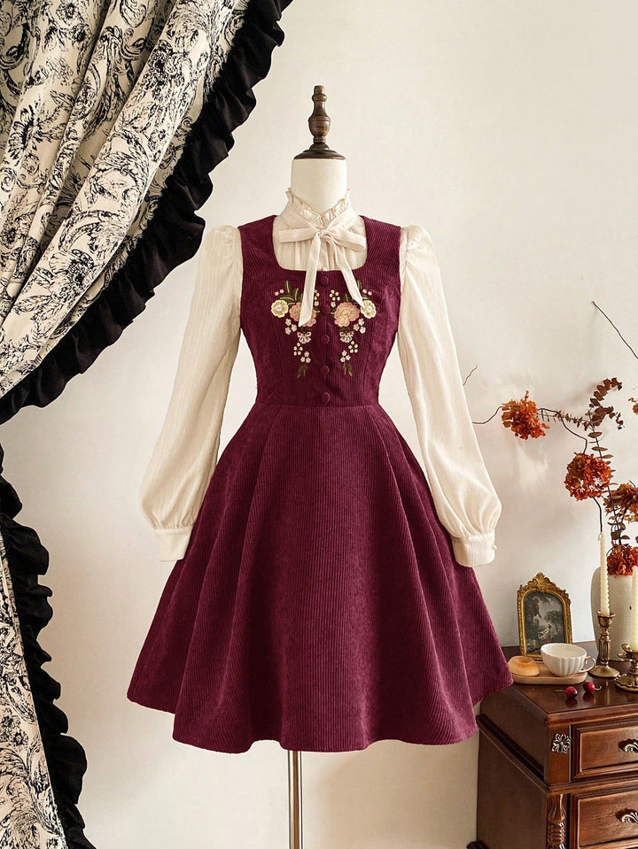 Rochie scurtă SHEIN, vișiniu
