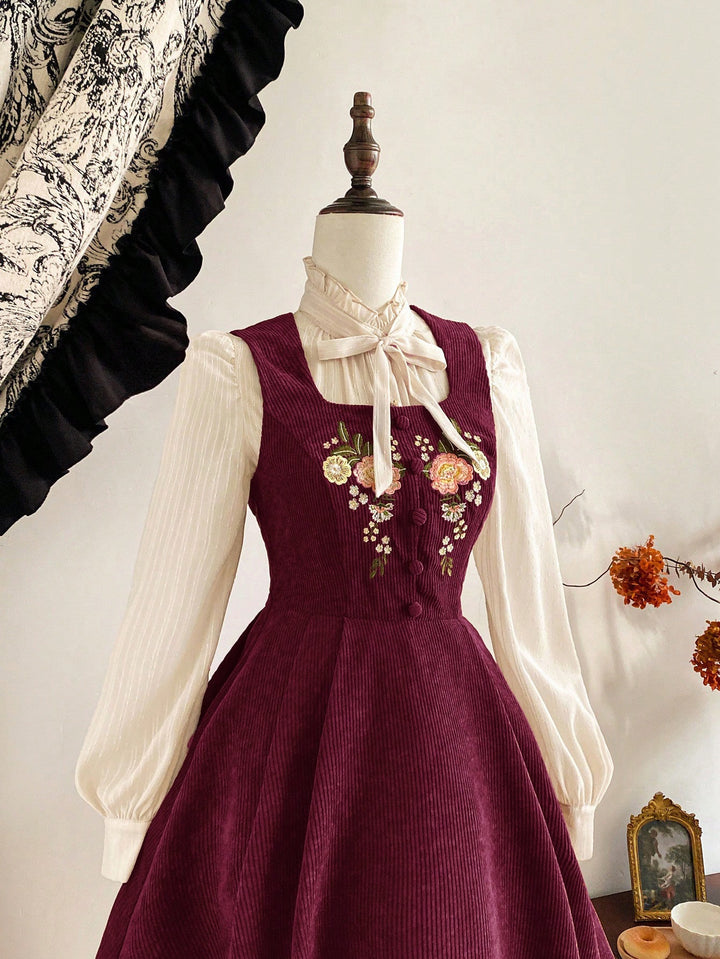 Rochie scurtă SHEIN, vișiniu