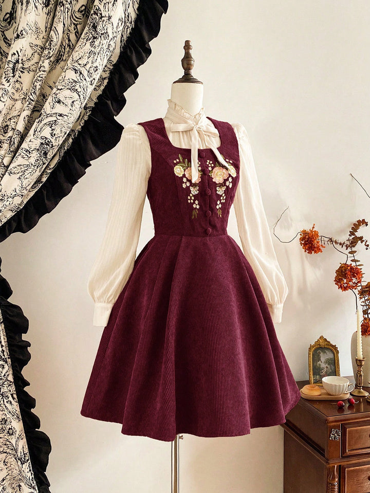 Rochie scurtă SHEIN, vișiniu
