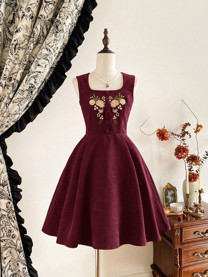 Rochie scurtă SHEIN, vișiniu
