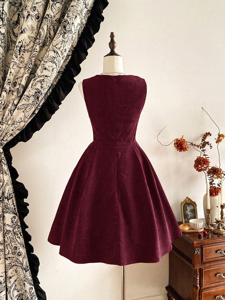 Rochie scurtă SHEIN, vișiniu