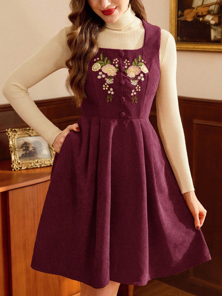 Rochie scurtă SHEIN, vișiniu