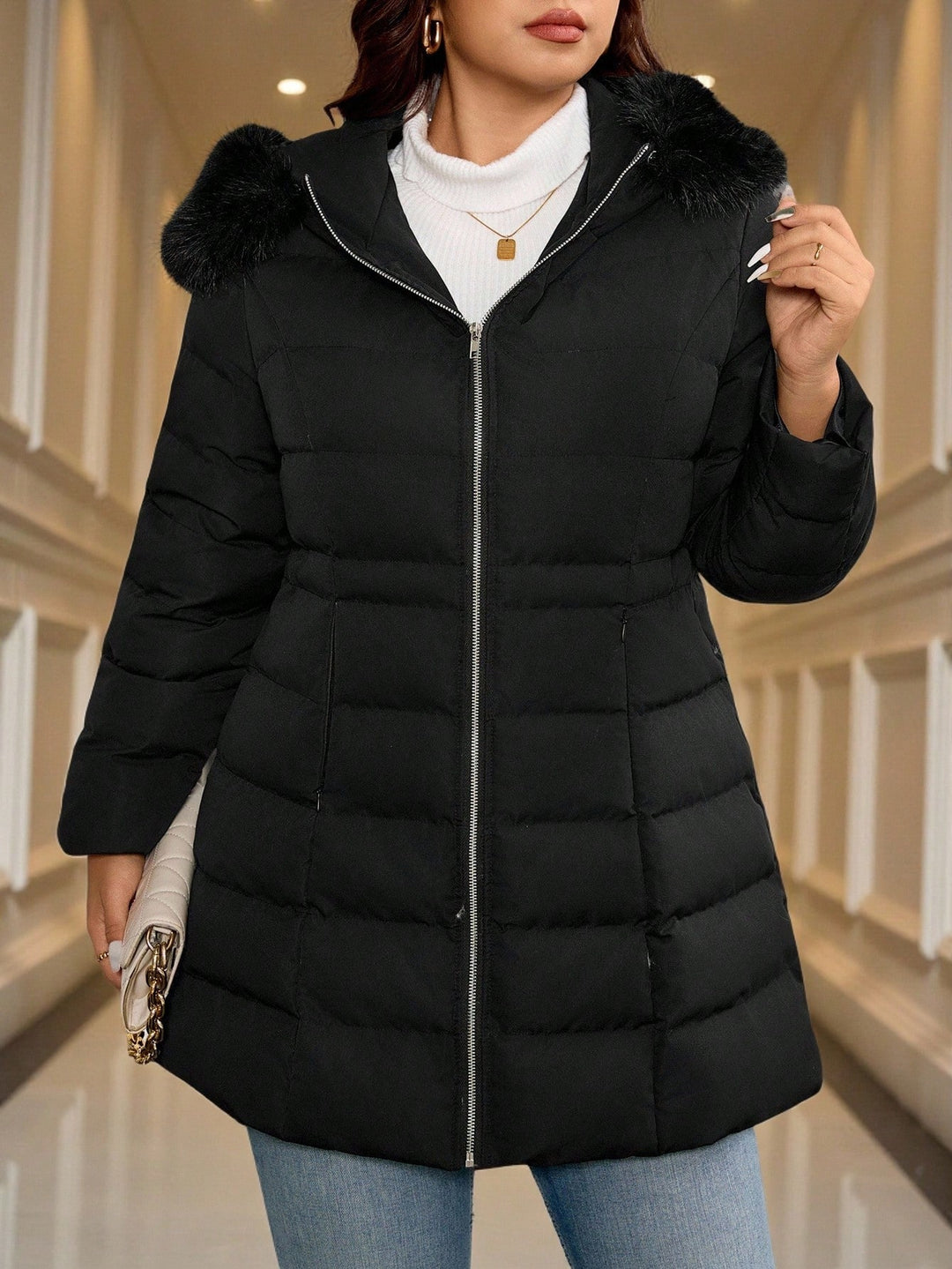 Palton SHEIN, negru