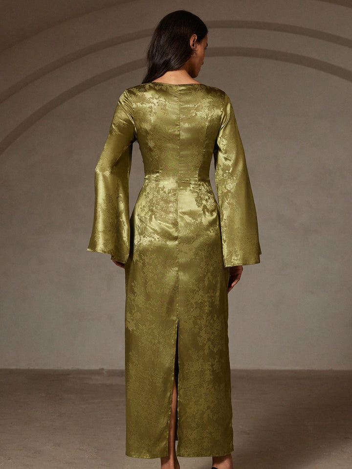 Rochie maxi SHEIN, verde