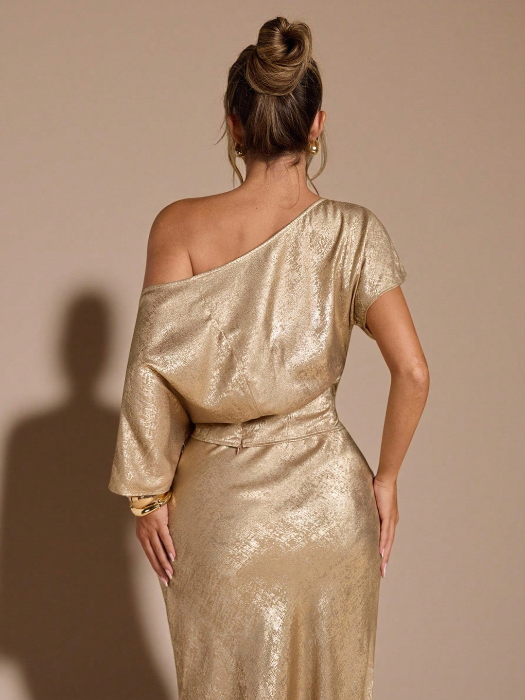 Top SHEIN, auriu