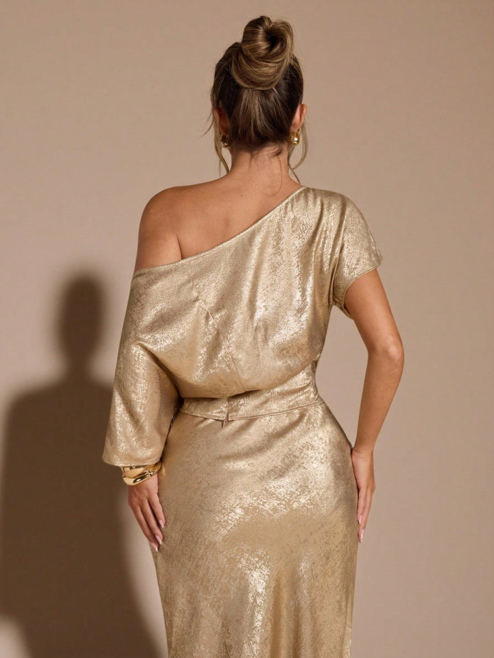 Top SHEIN, auriu