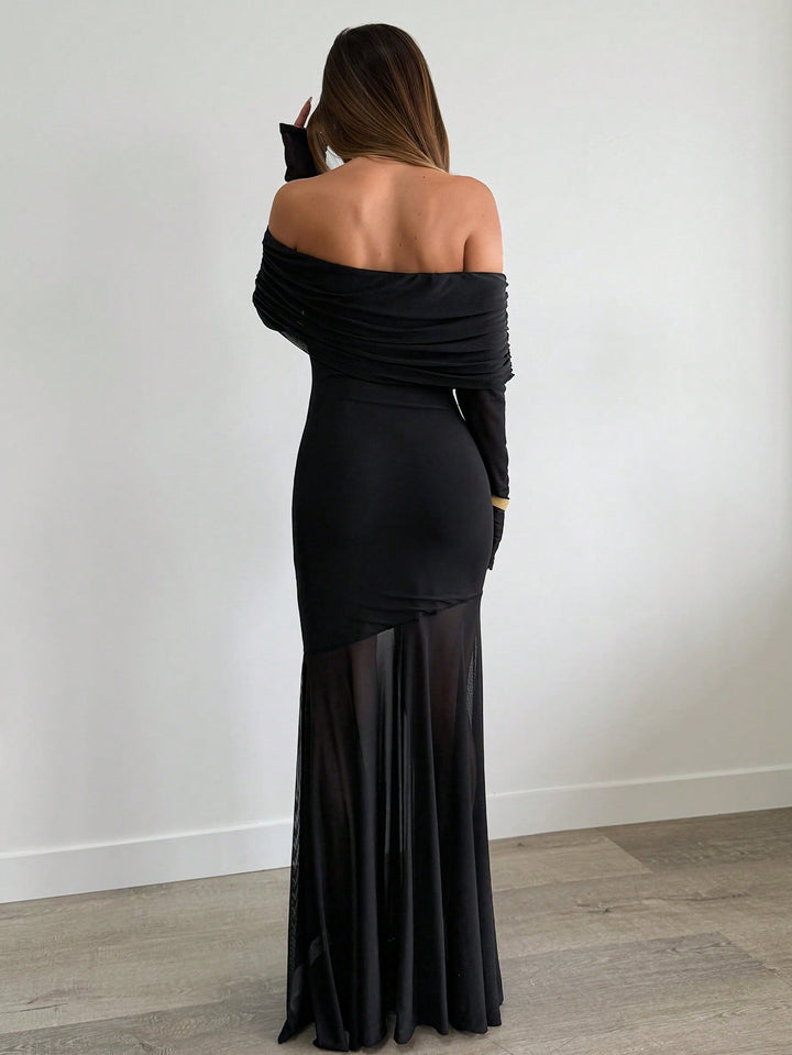 Rochie maxi SHEIN, negru