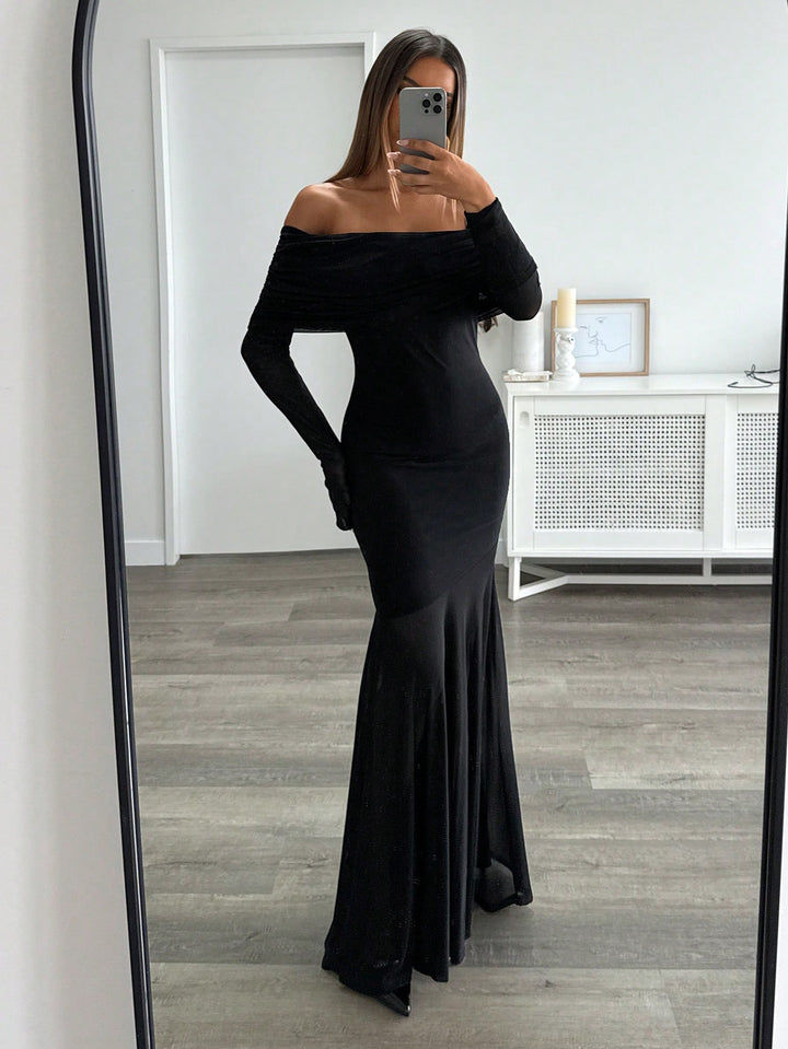 Rochie maxi SHEIN, negru
