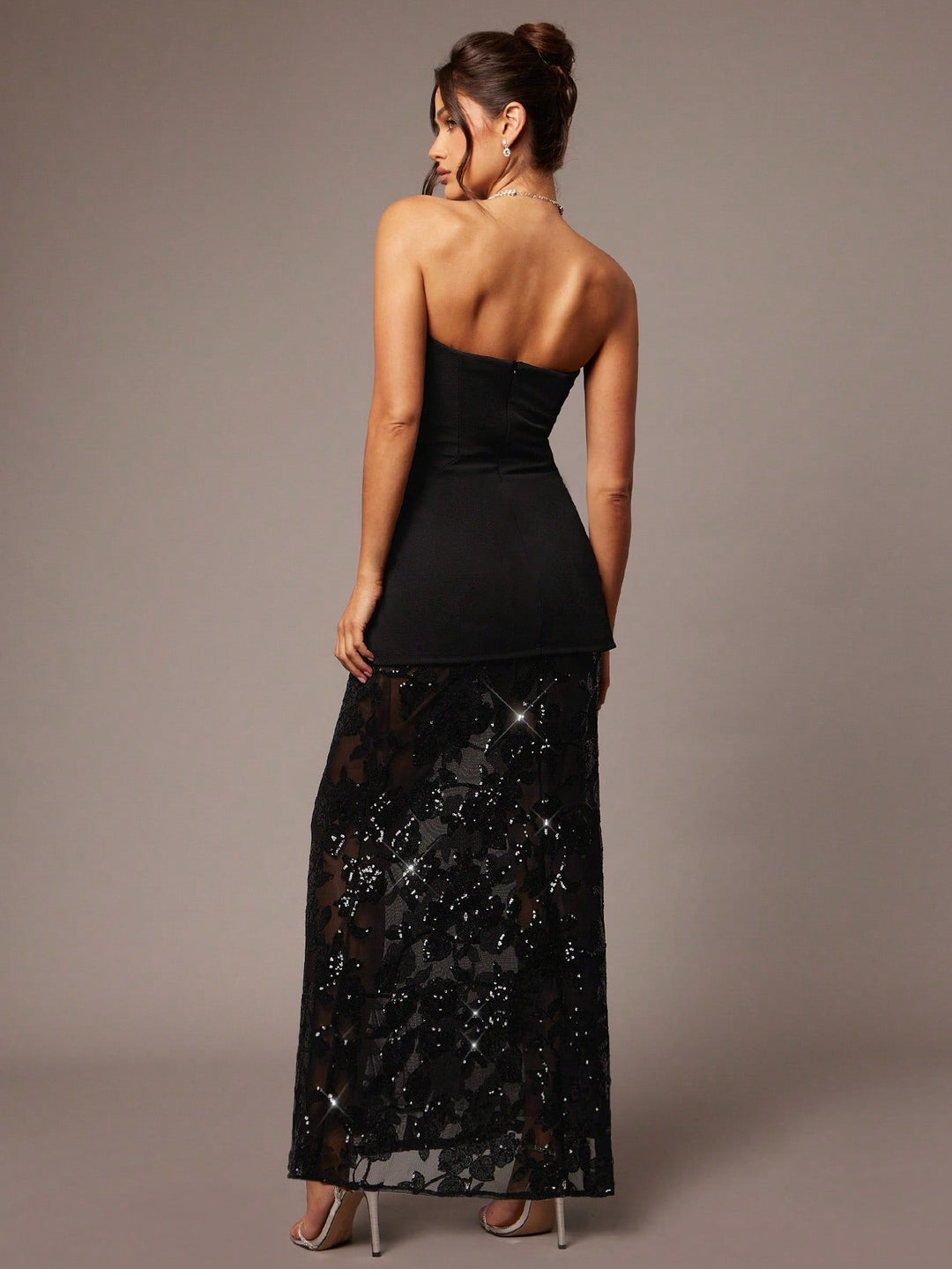 Rochie maxi SHEIN, negru