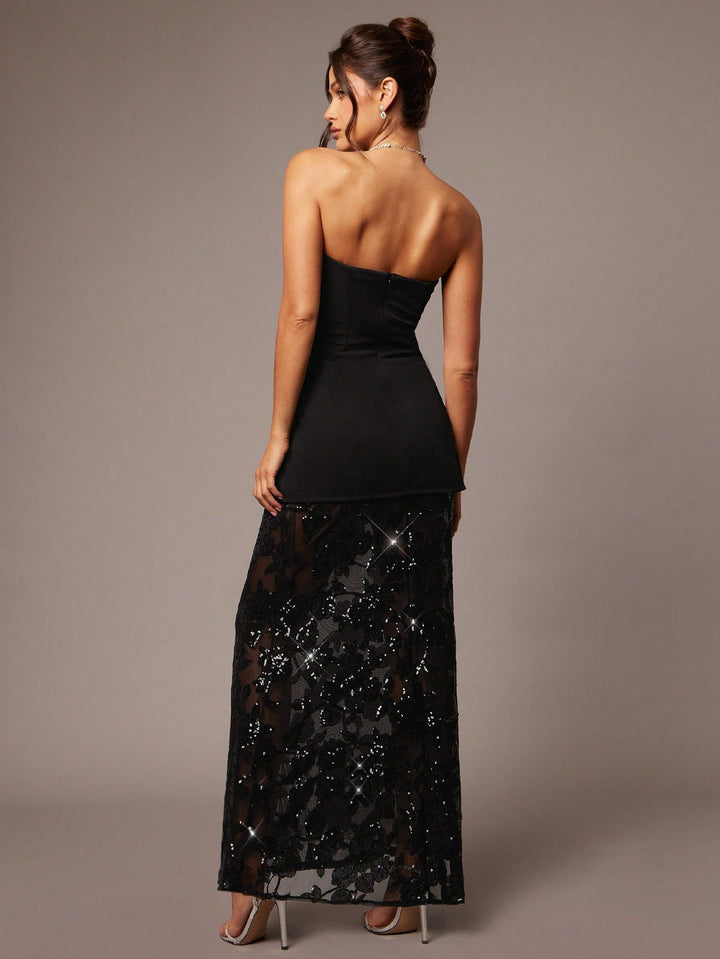 Rochie maxi SHEIN, negru