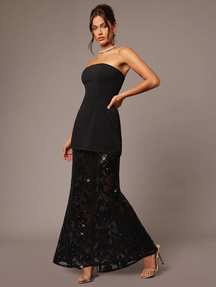 Rochie maxi SHEIN, negru