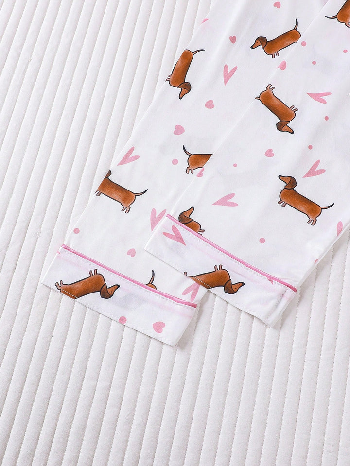Set pijamale SHEIN, alb