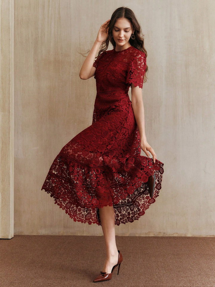 Rochie maxi SHEIN, vișiniu