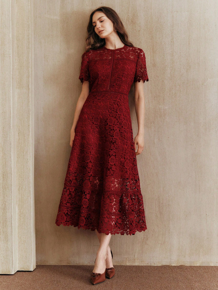 Rochie maxi SHEIN, vișiniu