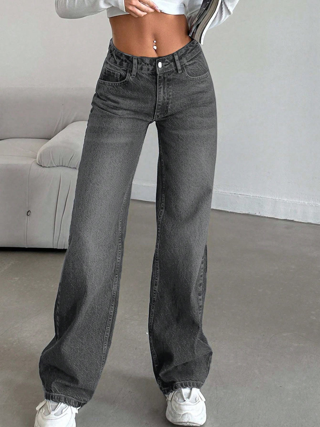 Jeans SHEIN, gri