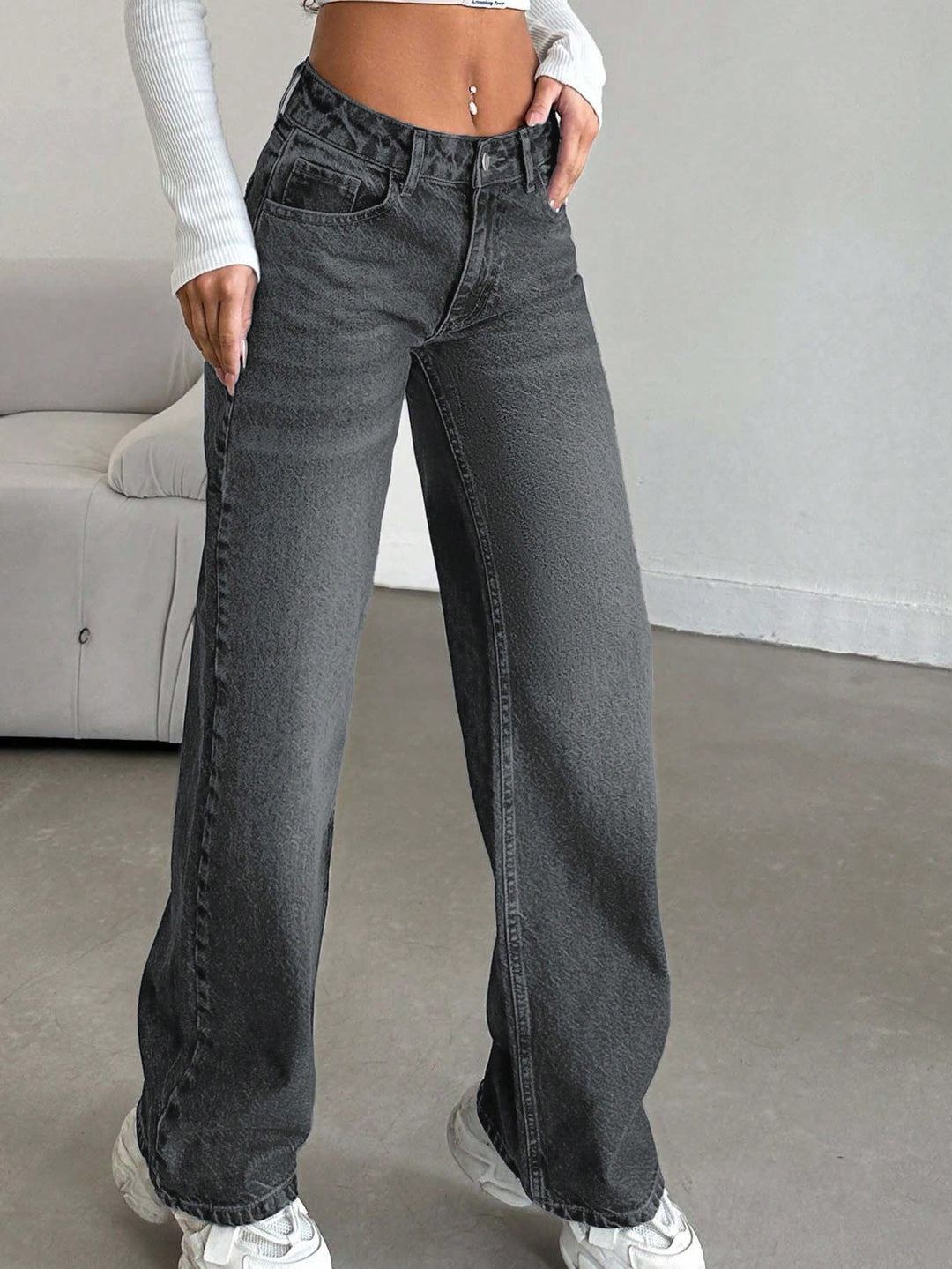 Jeans SHEIN, gri