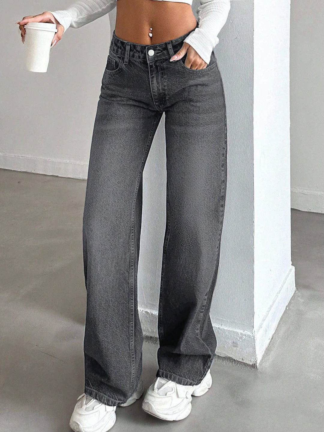Jeans SHEIN, gri
