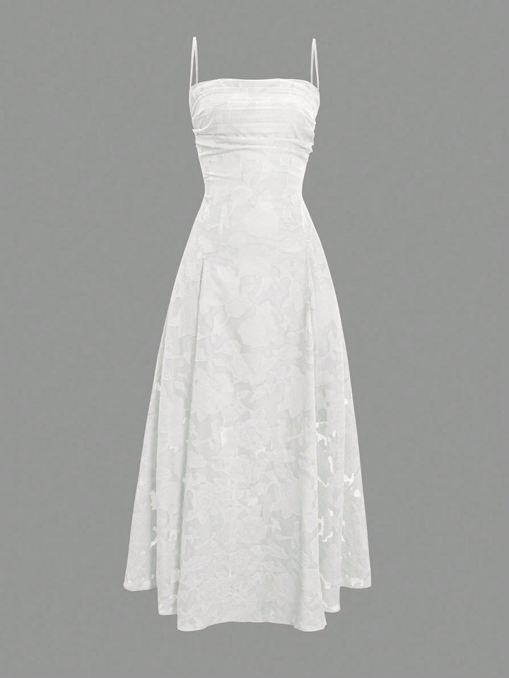 Rochie maxi SHEIN, alb