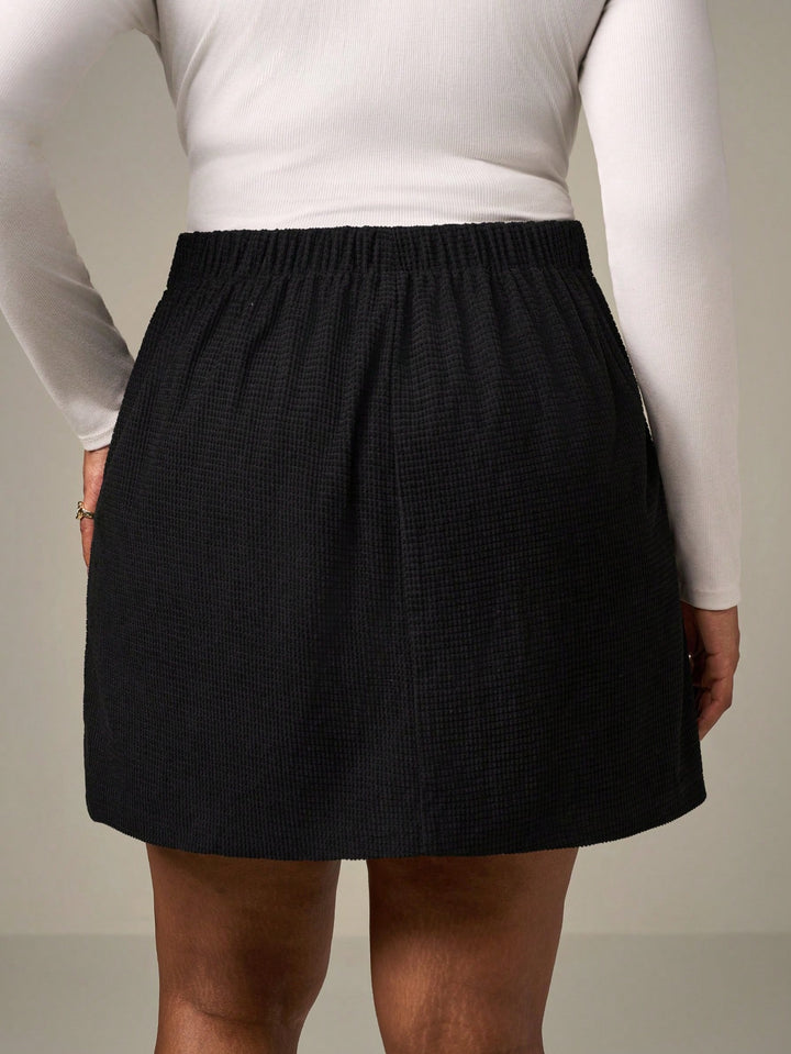 Fustă mini SHEIN, negru