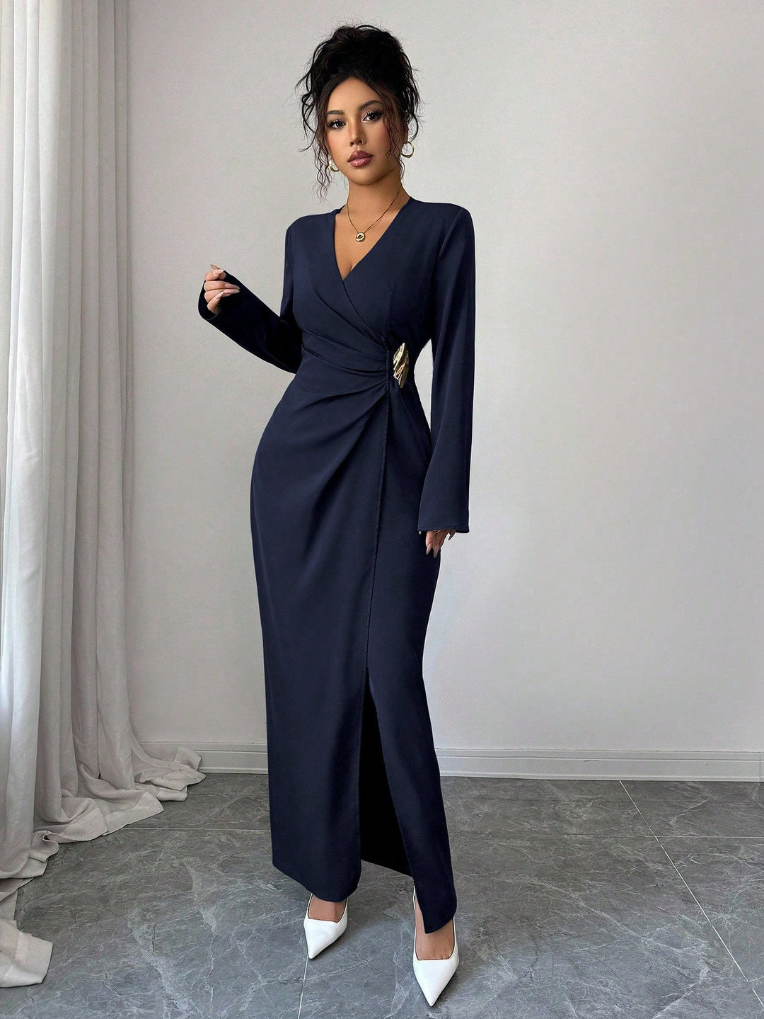 Rochie maxi SHEIN, albastru