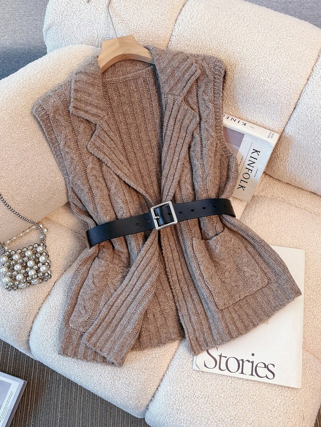 Cardigan SHEIN, bej