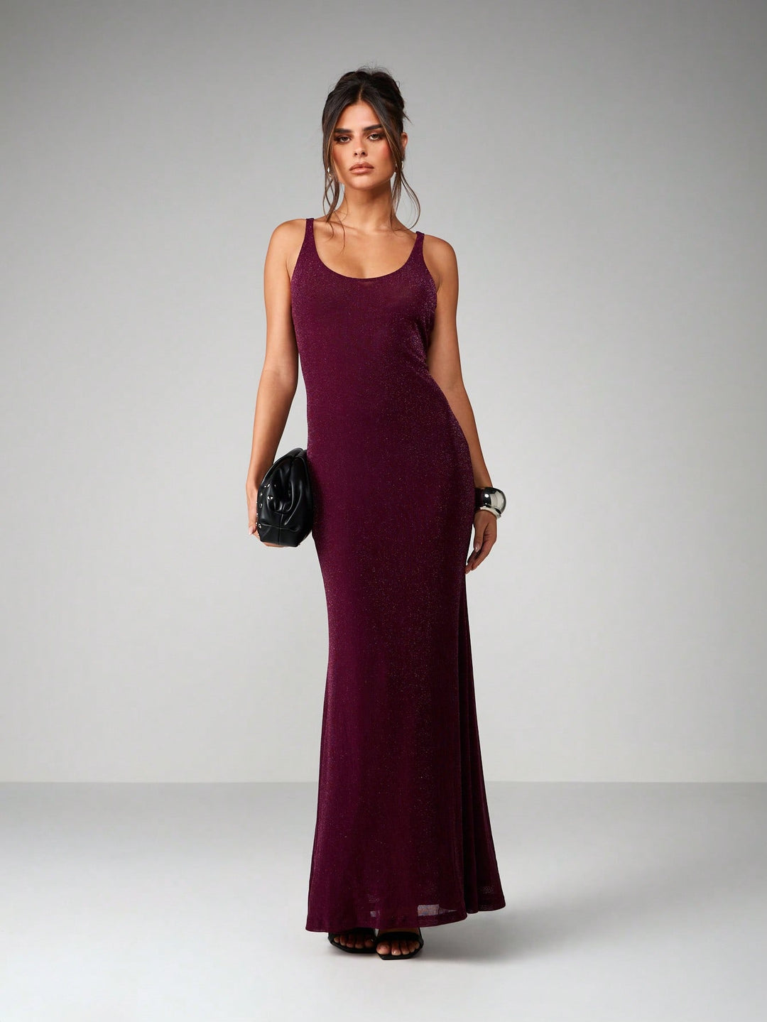 SHEIN maxi ruha, lila