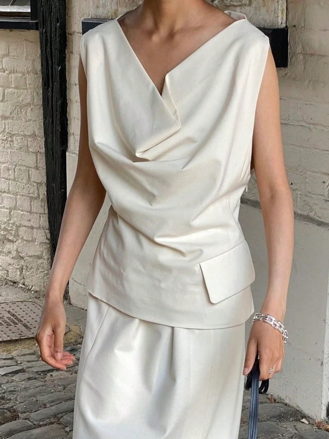 Top SHEIN, crem