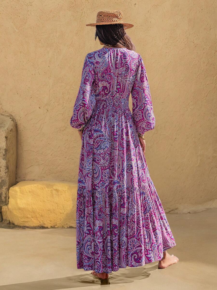 Rochie maxi SHEIN, mix culori