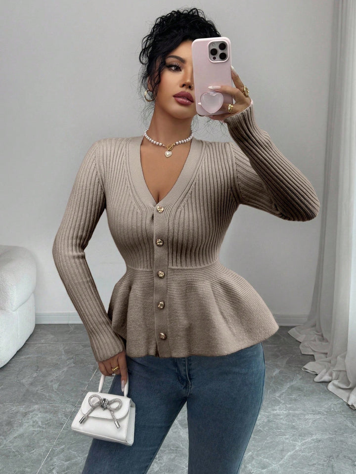 Cardigan SHEIN, kaki