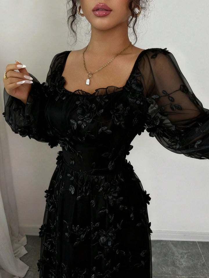 Rochie maxi SHEIN, negru
