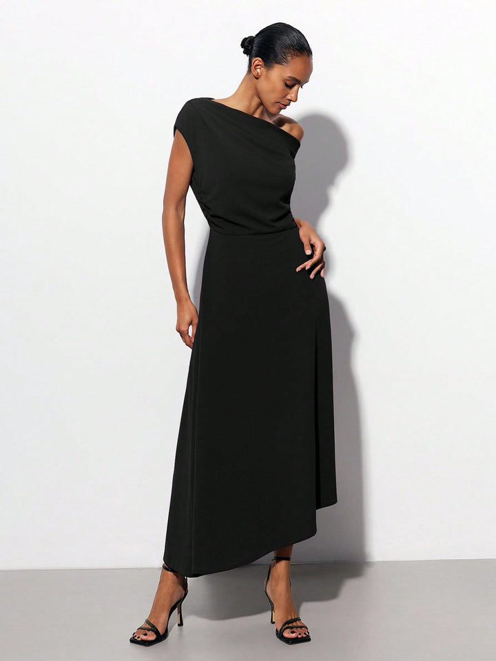 Rochie maxi SHEIN, negru