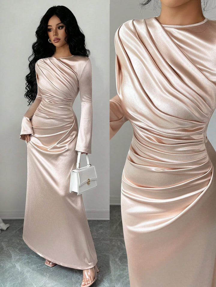 Rochie maxi SHEIN, roz