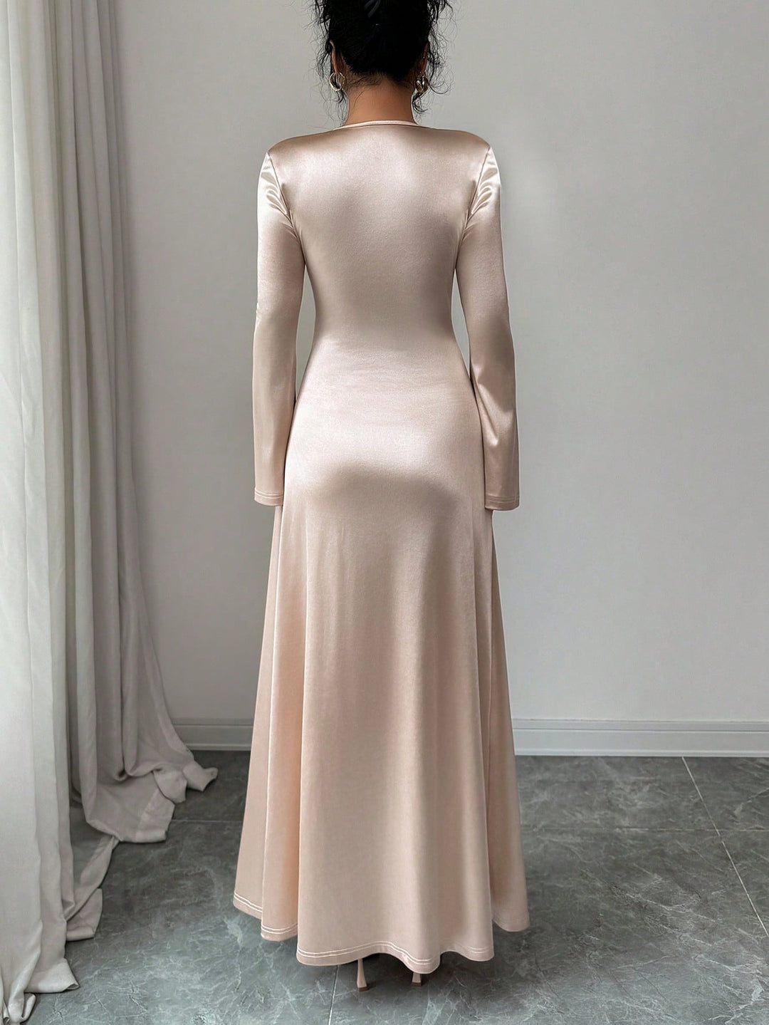 Rochie maxi SHEIN, roz