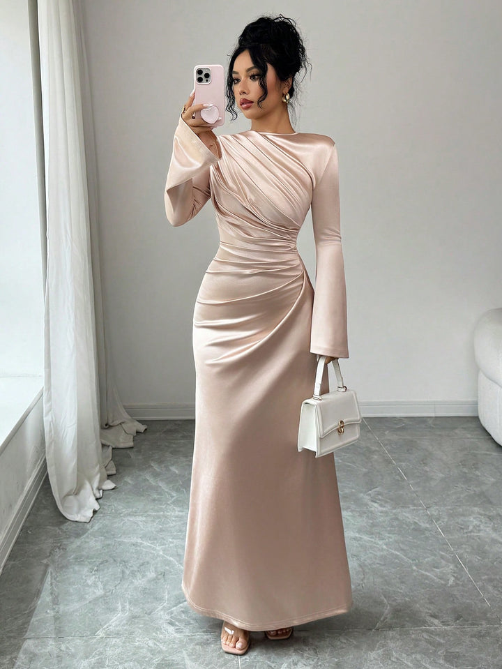 Rochie maxi SHEIN, roz