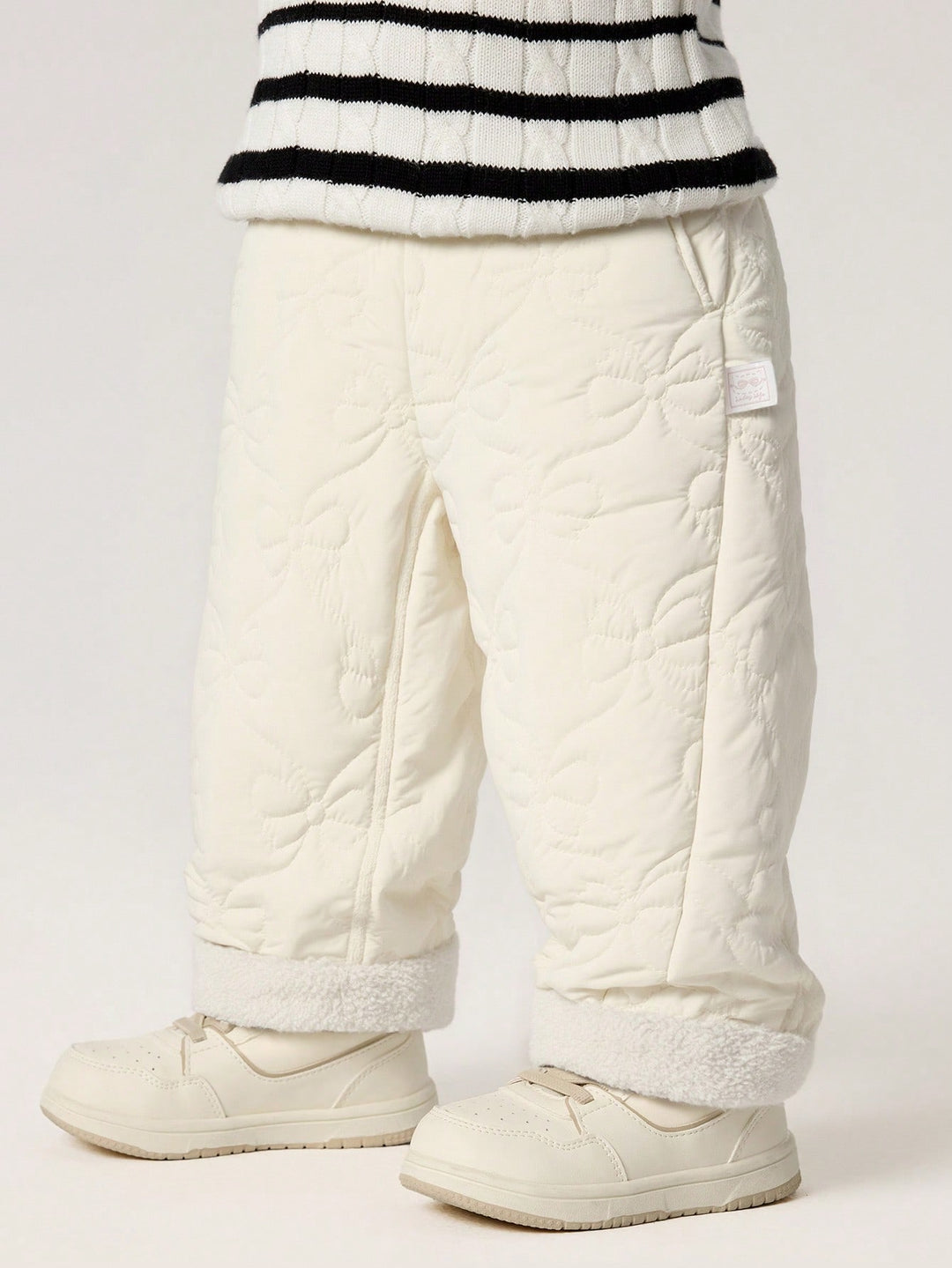 Pantaloni SHEIN, alb