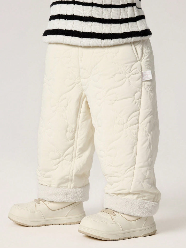 Pantaloni SHEIN, alb