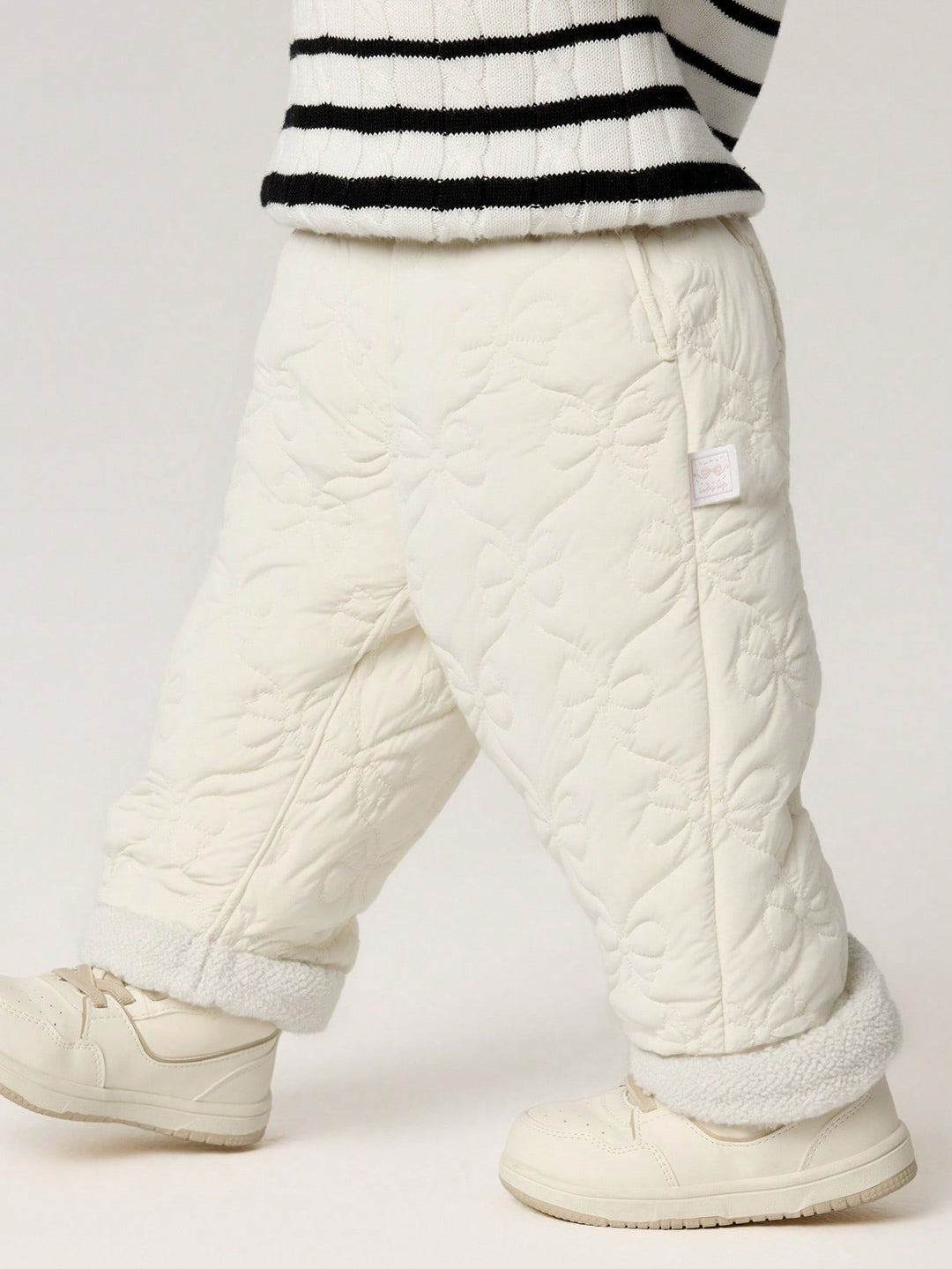Pantaloni SHEIN, alb
