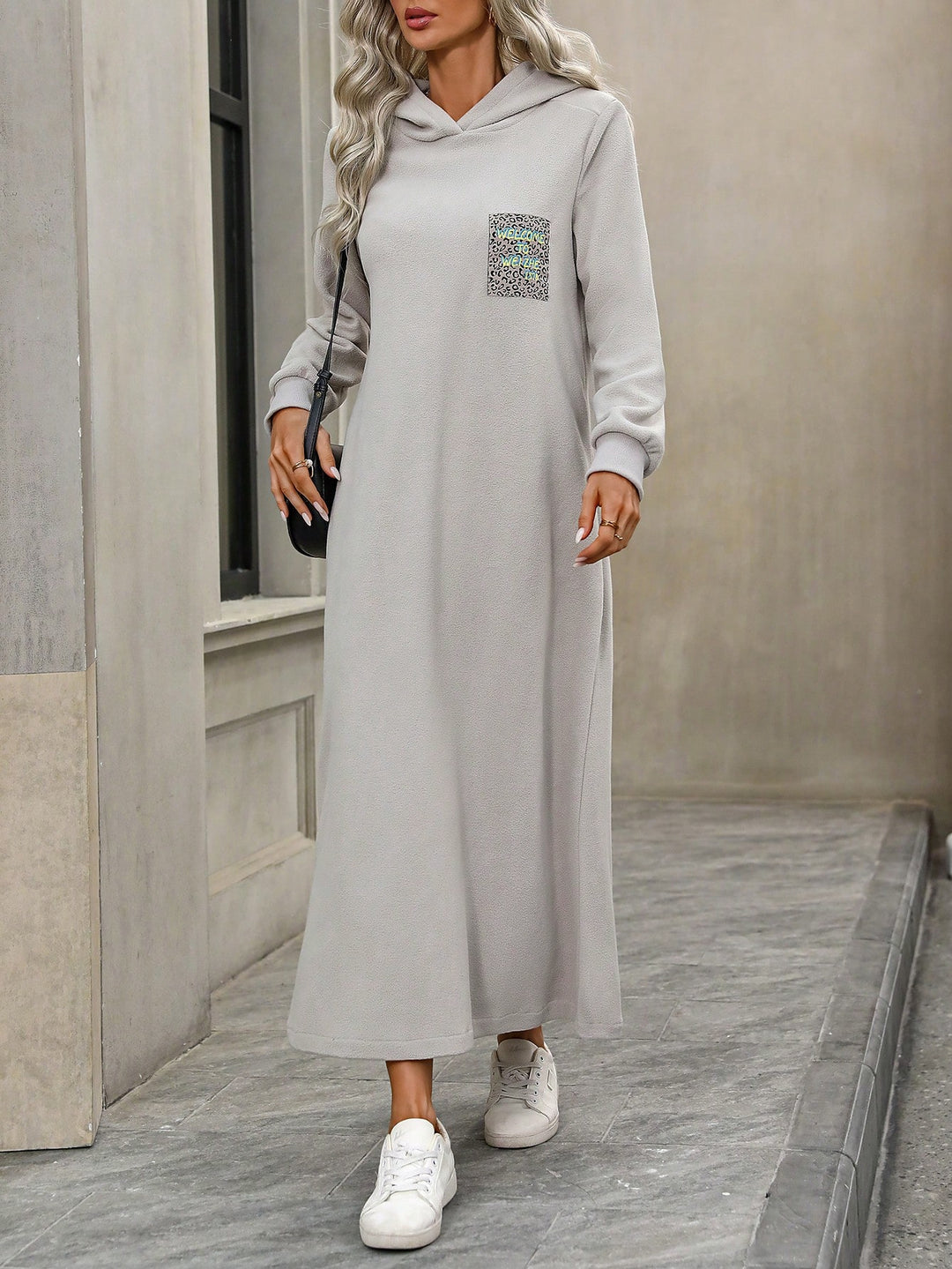 Rochie maxi SHEIN, gri