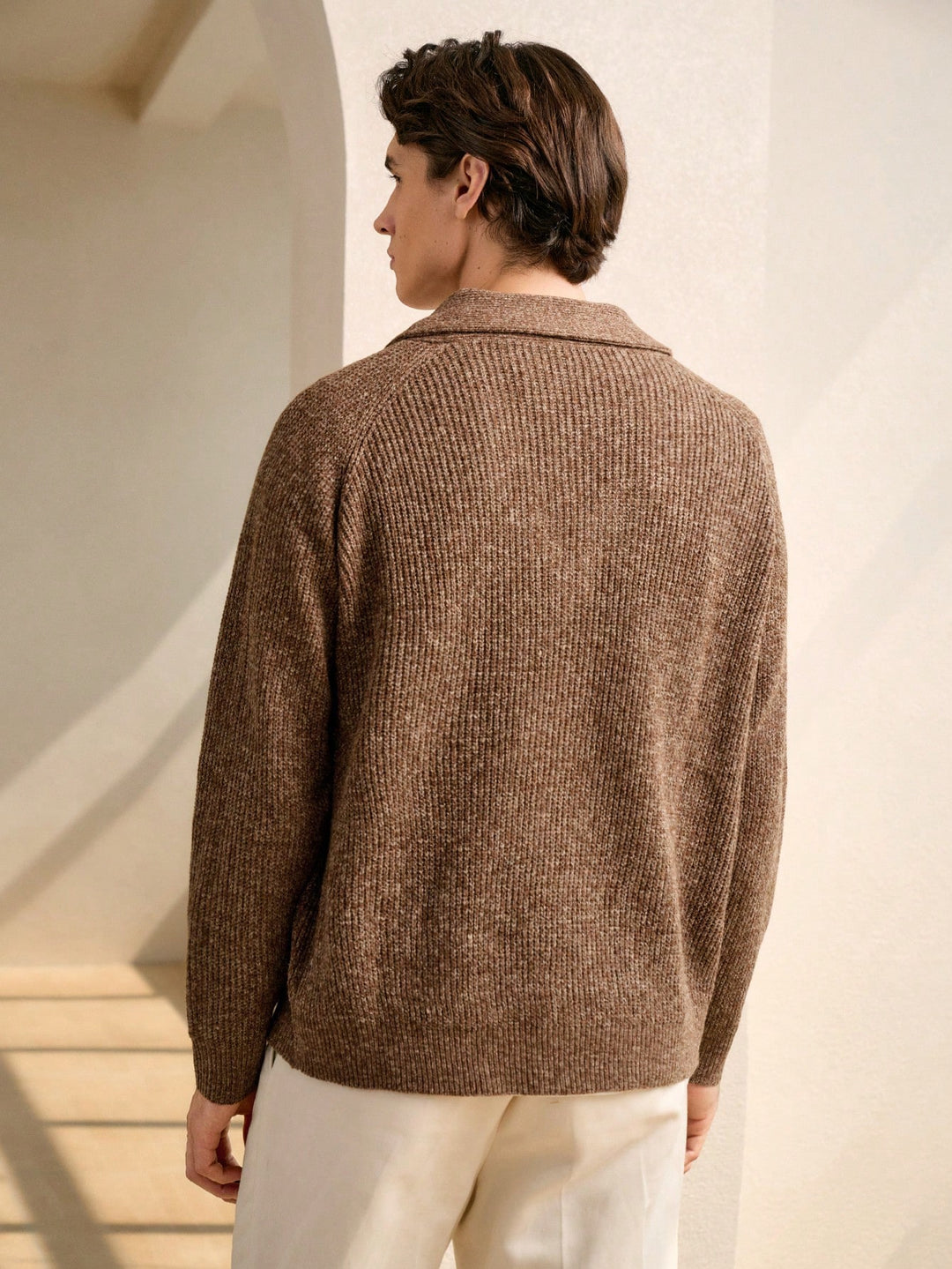 Cardigan SHEIN, maro