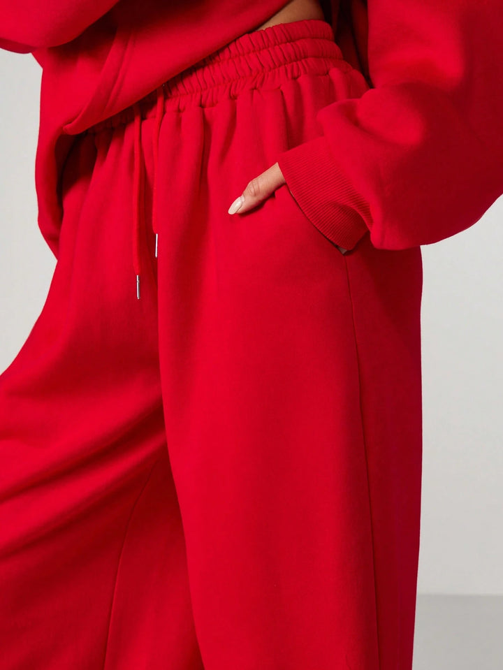 Pantaloni SHEIN, roșu
