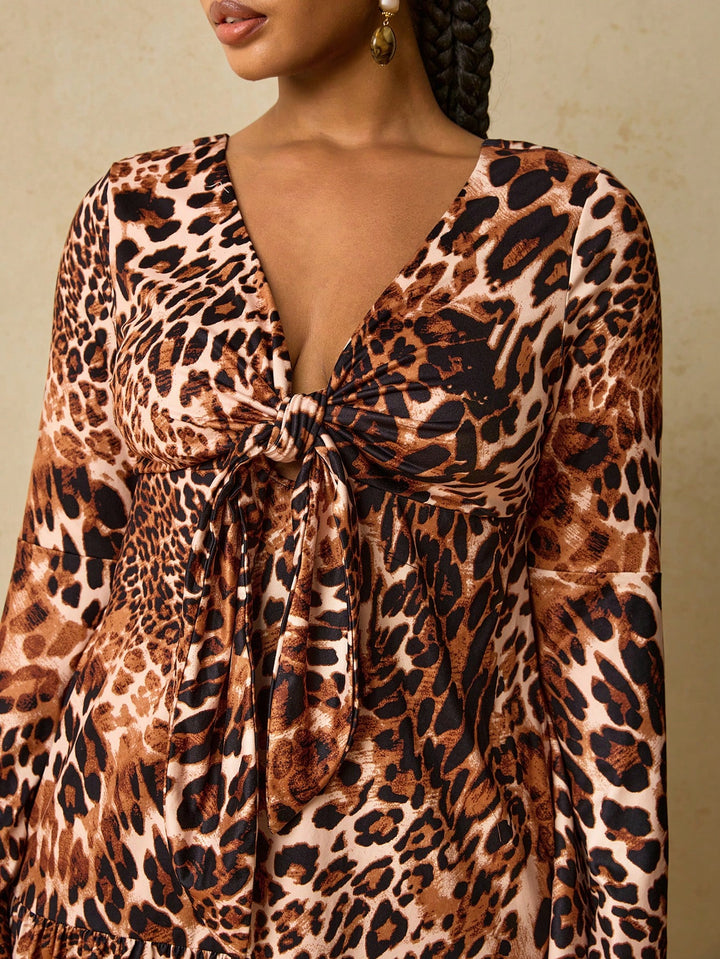 Rochie mini Shein Curve+, mix culori
