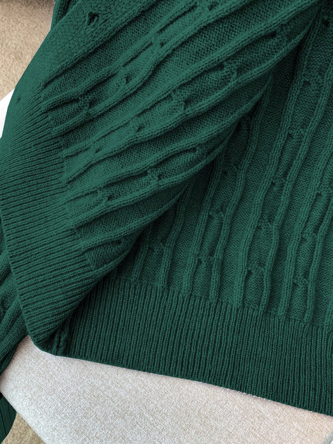 Pulover SHEIN, verde