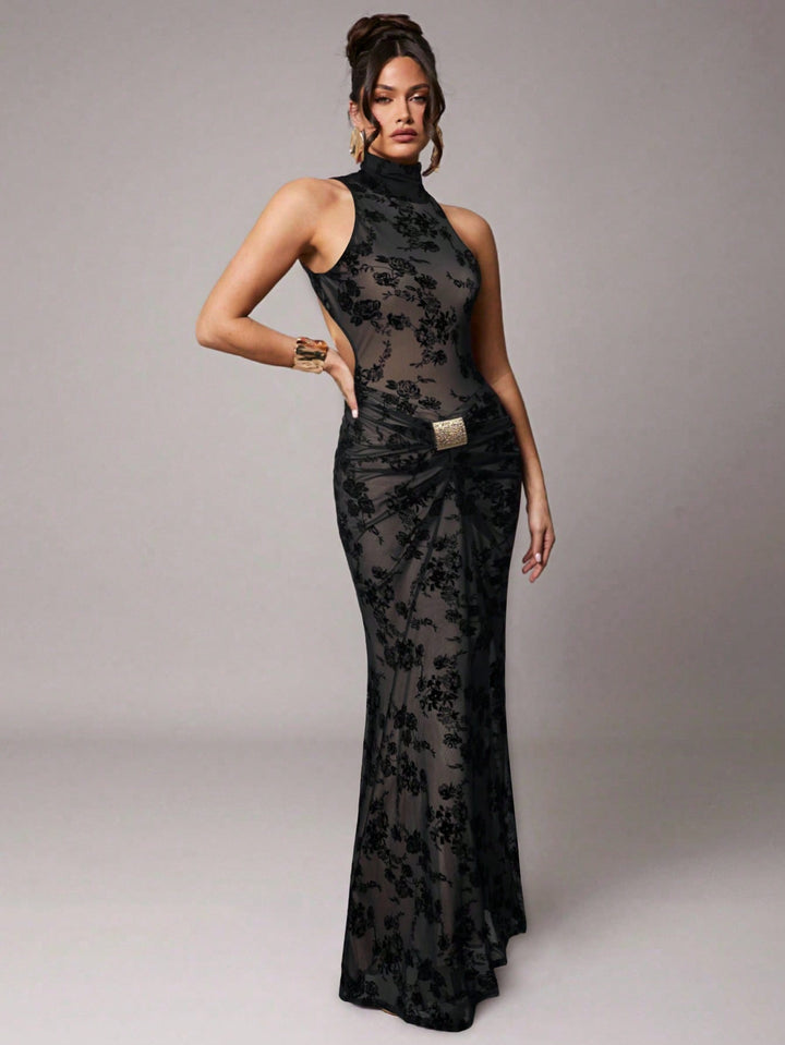 Rochie maxi SHEIN, negru