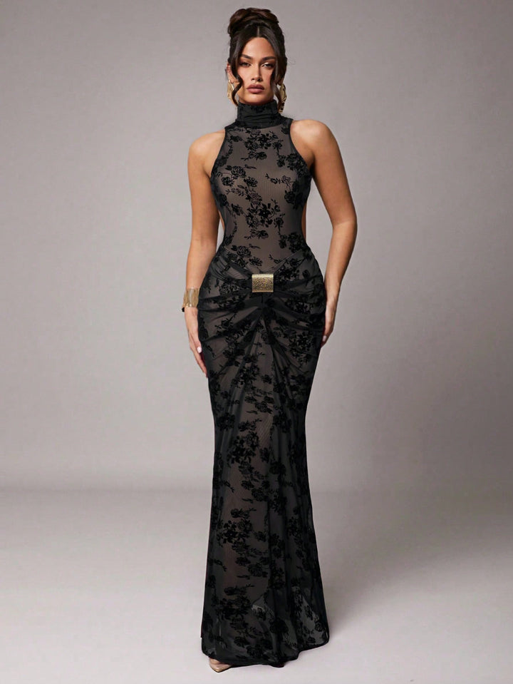 Rochie maxi SHEIN, negru