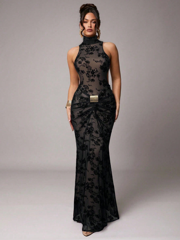 Rochie maxi SHEIN, negru