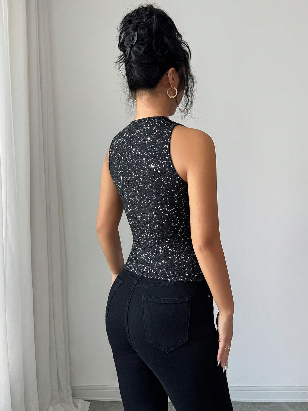 Fekete SHEIN top